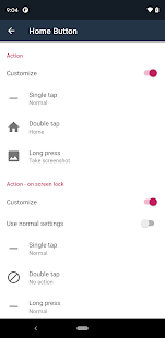Remap buttons and gestures Screenshot