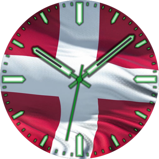 Denmark Flag Watch Face Logo