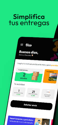 Android application Tizo app screenshort