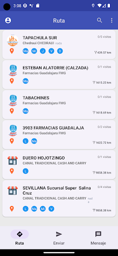 Android application ProAdmin screenshort