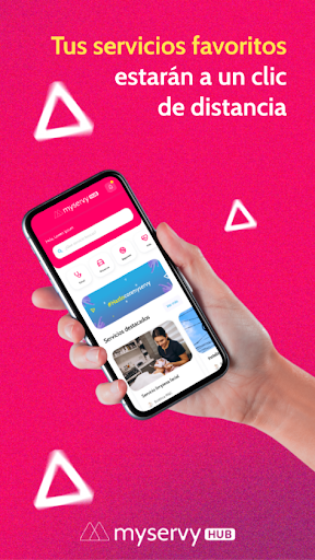 Android application myservy hub screenshort