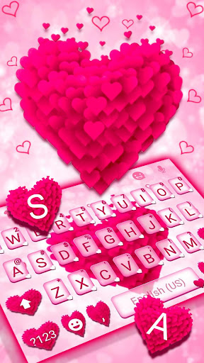 Pink Love Theme Screen 2