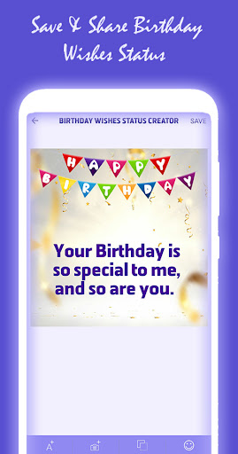 Birthday Wishes Quotes- Status Screen 3