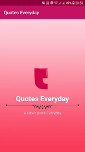 Quote Everyday (Image and Text