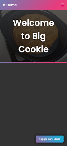 Android application Big Cookie screenshort