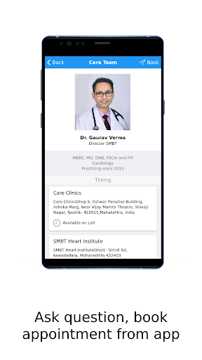 Care Clinics Screen 3