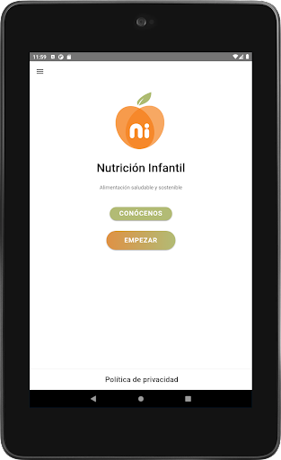 Nutrición Infantil Screen 3