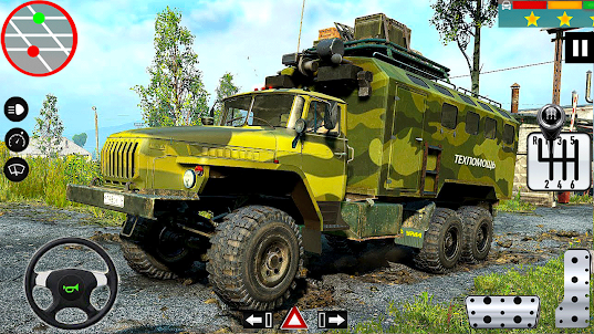 Quân đội Xe tải Thực Lái xe 3D