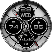 SILVER Analog WATCHFACE