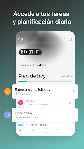 Android application Max Effort Program screenshort