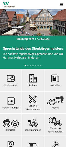 Android application City-App Winnenden screenshort