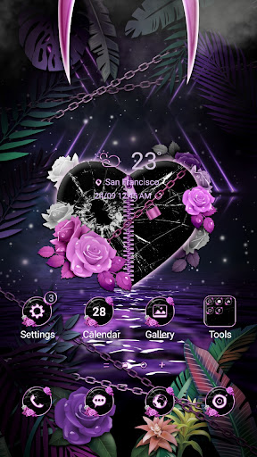 Android application Pink Venom Heart - Wallpaper screenshort