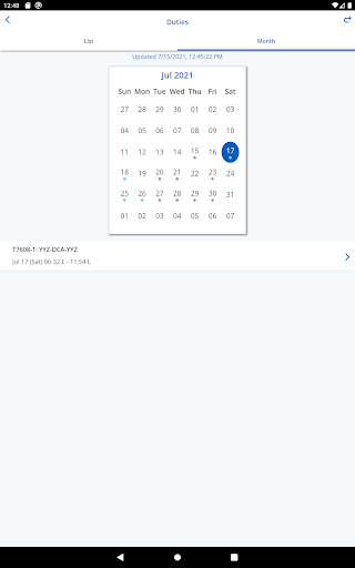 CrewMobile Screenshot