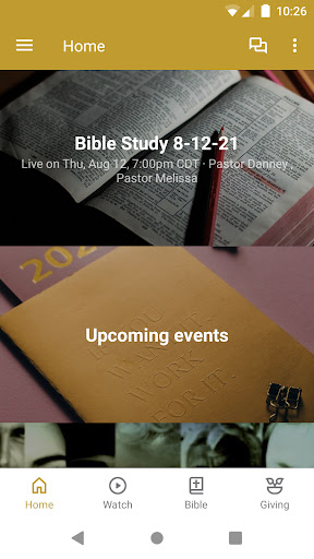 Android application Checotah Ministries screenshort