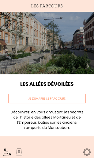 Android application Explore Montauban screenshort