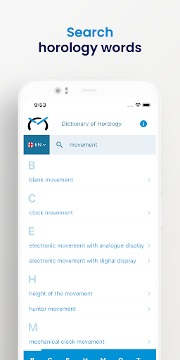 Dictionary of Horology Screen 3