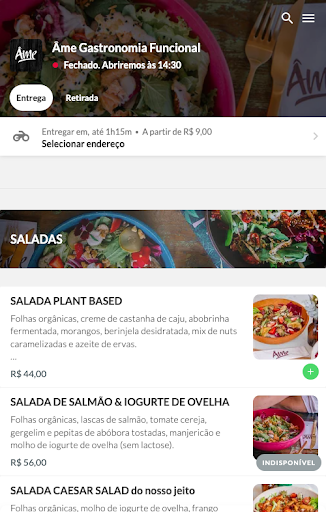 Âme Gastronomia Funcional Screen 3