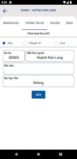 Điều Tra Dân Số Screen 2