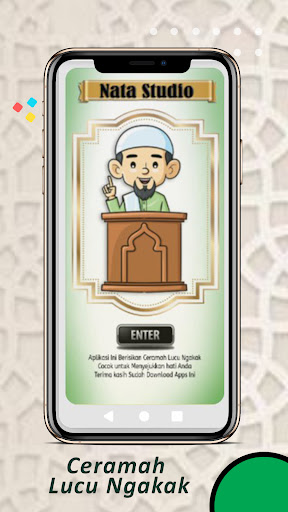 Android application Ceramah Lucu Ngakak screenshort