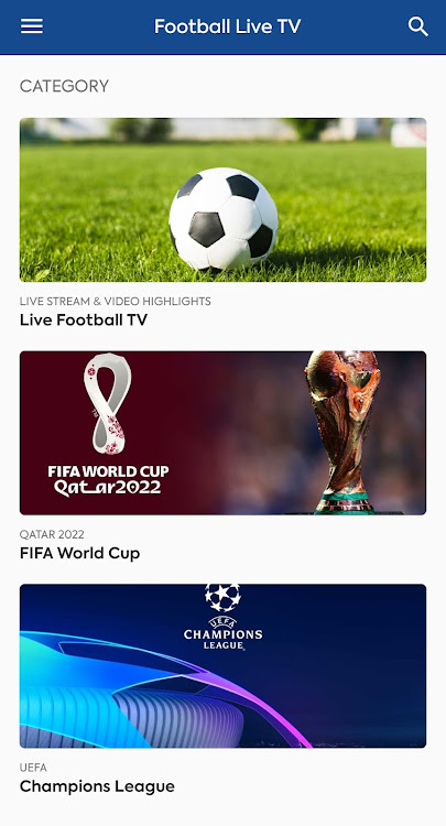 Live Football TV Streaming HD - 1.4.2 - (Android)