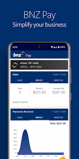 Android application BNZ Pay screenshort