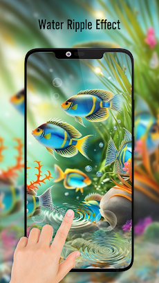 Fish On Screen 3D Wallpaperのおすすめ画像4