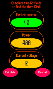 Amp-Watt-Volt Calculator