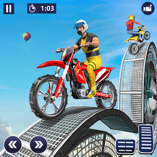Bike Stunt Race 3D: Bike Games Unduh di Windows