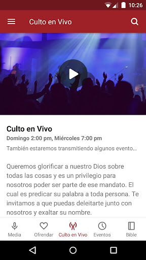 Iglesia Capital App Screen 3