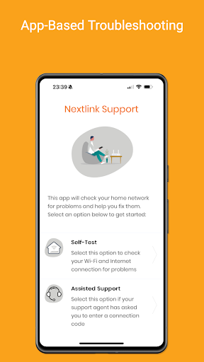 Nextlink Support Screen 2