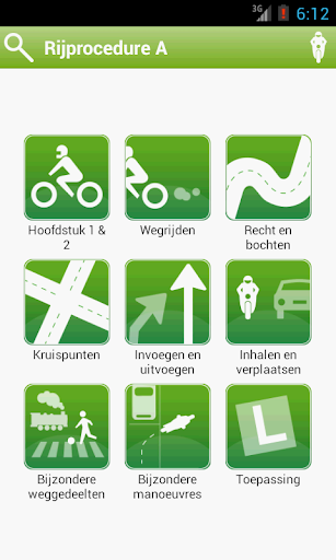 Rijprocedure A Screen 2