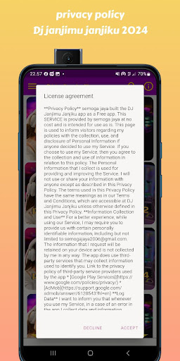 Android application DJ Janjimu Janjiku 2024 Viral screenshort
