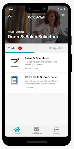 Android application Dunn & Baker Solicitors screenshort