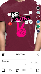 T-shirt design - Yayprint Screenshot