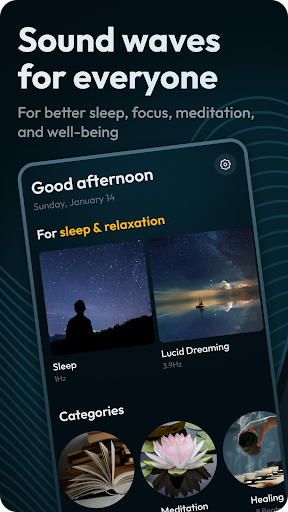 Screenshot of Binaural Beats Brainwaves