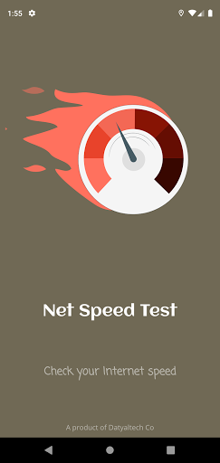 Android application Internet Speed Test App screenshort