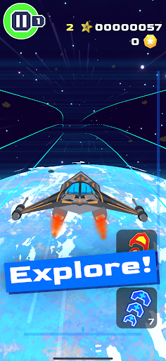 Android application Galactik Dash screenshort