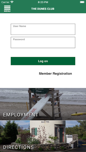 Android application The Dunes Club RI screenshort