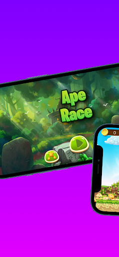 Android application Ape Race: Monkey Jungle Games screenshort