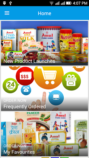 Amul Cart Screen 2