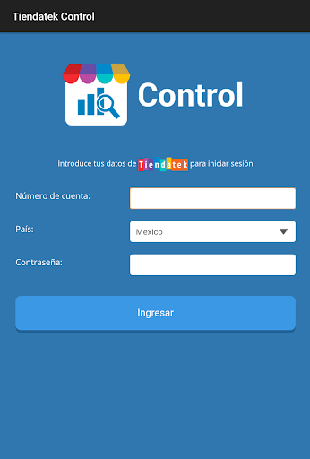 Android application Tiendatek Control screenshort