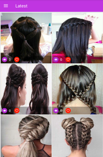 Cute Hairstyles For Girls Screen 2