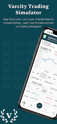 Android application Varcity Trading Simulator screenshort