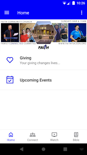 Android application Faith Community Tucson screenshort