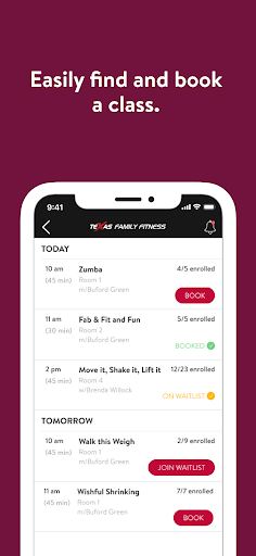 Screenshot of TX Family Fitness
