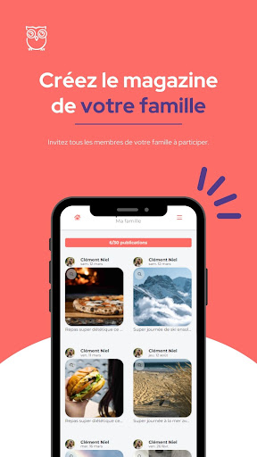 Android application Mon Petit Courrier screenshort