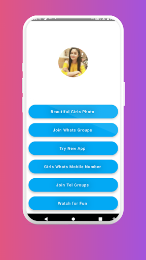 Android application Girls Chat Group Link screenshort
