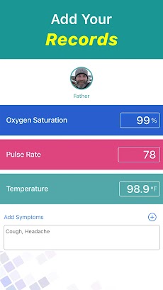 Blood Oxygen & Temperature Appのおすすめ画像2