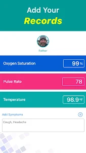Blood Oxygen & Temperature App