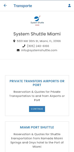 System Shuttle Experiences Screen 3